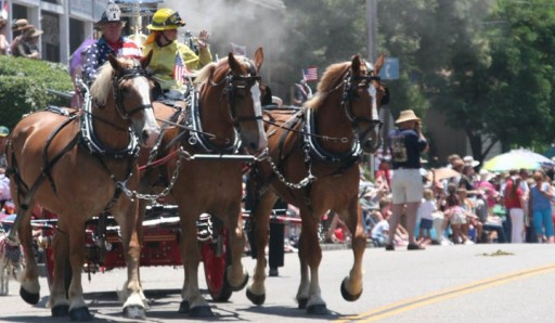 'Old Glory on Parade' at Julian's Annual 4th of July Parade