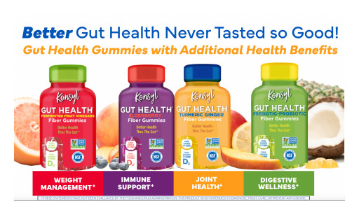 Konsyl Pharmaceuticals, Inc. Launches Four New Gut Health Fiber Gummies