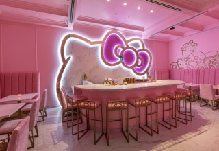 The Bow Room at Hello Kitty Grand Cafe