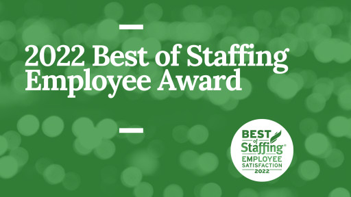 Sparks Group Wins ClearlyRated's 2022 Best of Staffing Employee Award for Service Excellence and Employee Satisfaction