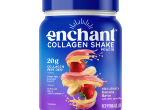 Enchant Strawberry Banana Collagen shake