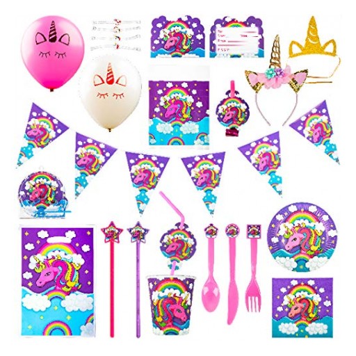 USA Toyz Announces New 163pk Unicorn Party Supplies Set in Their Exclusive Misty Mountain Unicorn Products Line