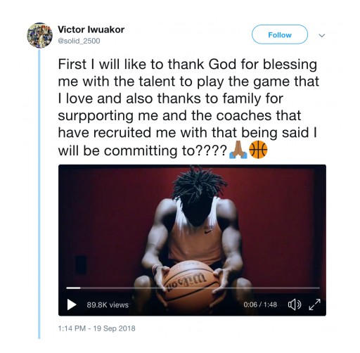 Sooners Fans Rejoice as Four-Star Recruit Victor Iwuakor Confirms Commitment to OU With Video Announcement