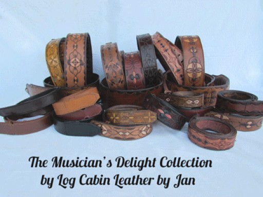 The Distinctive Musician's Delight Collection Created by Log Cabin Leather by Jan is Already Creating a Lot of Buzz.