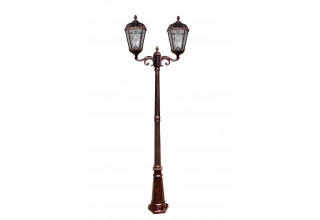 Royal Bulb Double Head Solar Lamp Post 