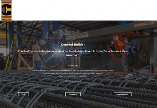 Marketing Firm Creates Two Tools for Developing Content for the Heavy Construction Industry