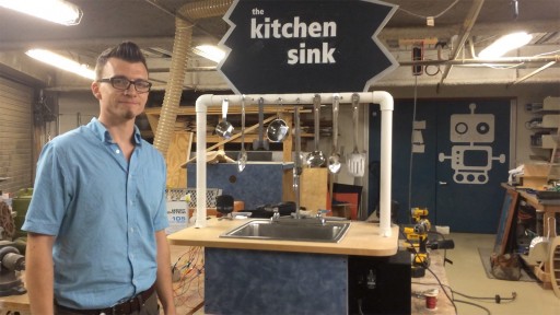 Daniel Cummins Represents South Carolina with DIY Kitchen Sink Piano at National Maker Faire