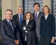 L-R: M. Neubert, A. Lubin, J. Weinstein, D. Skalka, D. Monteith Neubert