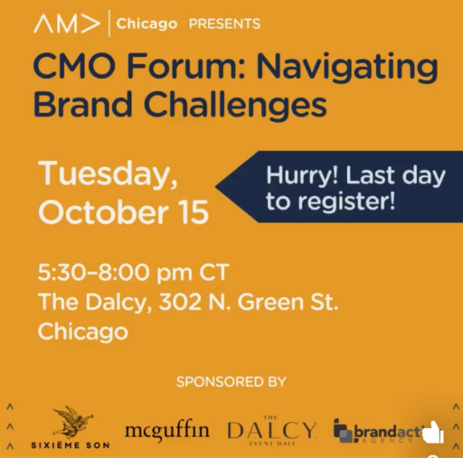 American Marketing Association Chicago Hosting CMO Forum 2024: Navigating Brand Challenges