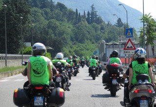  Second annual motorbike rally against drugs.