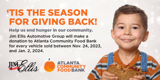 Jim Ellis Automotive Partners With the Atlanta Community Food Bank for Annual Holiday Giving Campaign to Help End Hunger in Metro Atlanta Communities