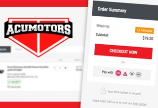 Acumotors.com Cryptocurrency Checkout