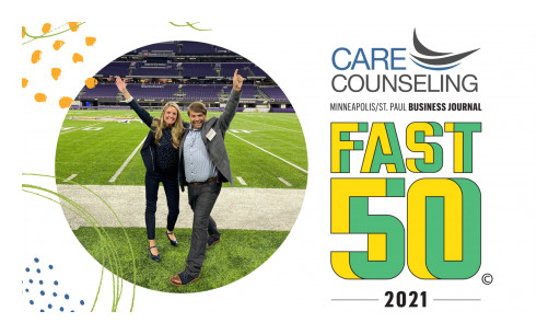 CARE Counseling Ranked Among Fastest-Growing Private Companies in the Twin Cities Metro Area by Minneapolis/St. Paul Business Journal