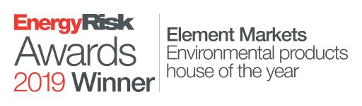 Element Markets Honored as Inaugural Environmental Products House of the Year by Energy Risk Magazine