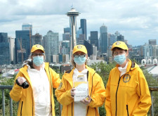 Volunteer Ministers from the Church of Scientology Seattle, active throughout the pandemic to help