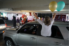 Drive-through graduation at HCSS