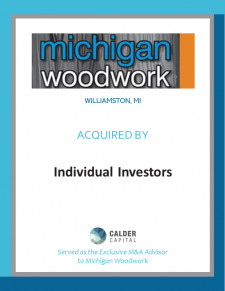 Michigan Woodwork of Williamston, MI Acquired!