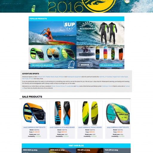 Adventure Sports USA New Website Launch