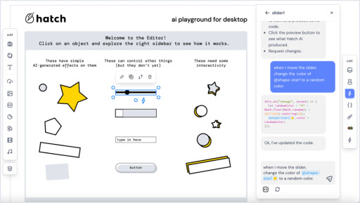 Hatch Releases Generative AI to Build Interactive Web Pages Directly From User Prompts