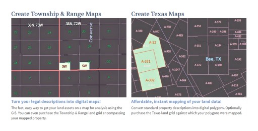 LandWorks Upgrades Web AutoMapper Online Mapping Service  … Now Includes USLandGrid