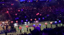 Light Up Balls Add Visual Energy to NY Knicks Season Opener