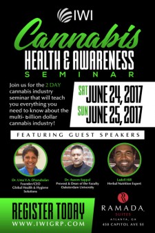 Cannabis Health and Awareness Seminar in Atlanta, GA on June 24th-25th in Atlanta, GA