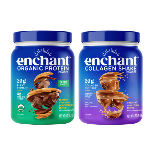 Enchant Brands Revolutionizes Nutrition With Delicious Organic Protein and Collagen Shakes Powders