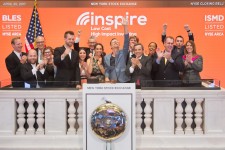 Inspire Investing rings the New York Stock Exchange closing bell.