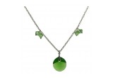 FACETED LEAF NECKLACE