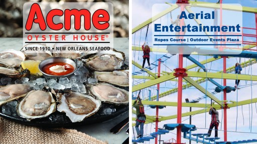 Seascape Resort is Excited to Announce Acme Oyster House and Aerial Entertainment at Seascape Towne Centre