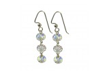 TRIPLE CRYSTAL EARRINGS