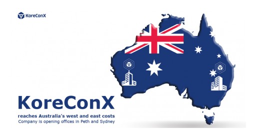 KoreConX Reaches Australia's West and East Coasts