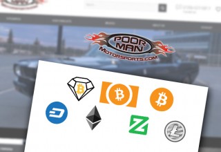 Poor Man Motorsports Accepted Cryptocurrencies