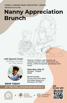 Nanny Appreciation Brunch (May 21)