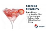 Sparkling Strawberry Cocktail