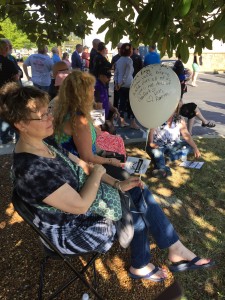 Wall of the Fallen ceremony