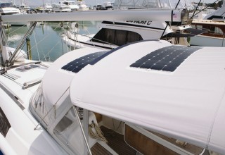 FLEXIBLE SOLAR PANEL FOR BOAT