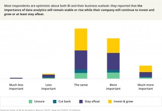 Optimism graph: Sisense State of BI & Analytics Report