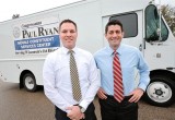 U.S. Representative Paul Ryan and Mobile Office Coordinator Cameron Clark