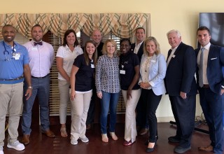 Representative Stutzman with round table participants