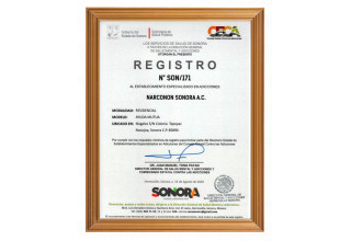 Narconon Navojoa Receives Recognition from Director General of Mental Health and Addiction Sonora