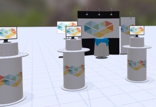 Strata Spaces VR - exhibit design