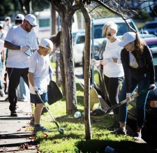 Monthly Hollywood Village cleanup. 