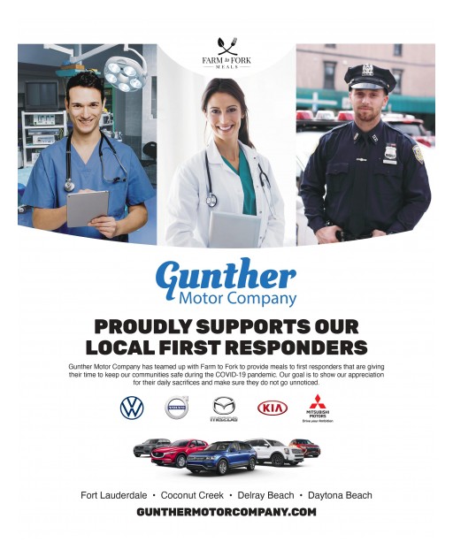 Gunther Motor Company Donates 1,500 Meals to Local Hospitals and First Responders