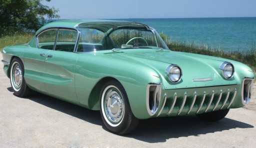 1955 Chevrolet Biscayne Concept Car  on Display at the New Petersen Automotive Museum