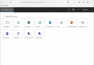 Microsoft Desktop Web Client