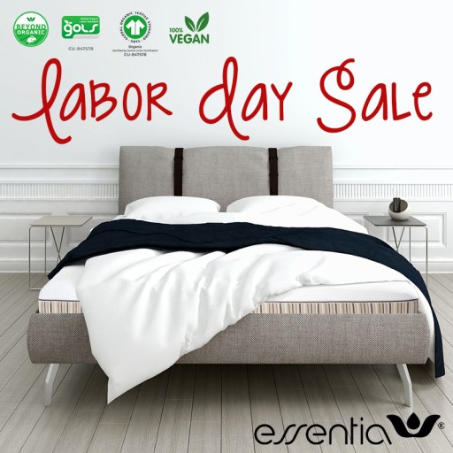 Essentia Organic Mattress Announces Big Labor Day Sale on All Mattresses on Now