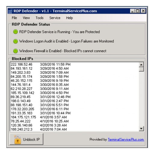 Announcing RDP Defender, Security Freeware for Windows RDS Servers