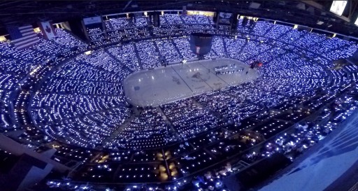 Lady Gaga's Halftime Show Lights Up Audience with LED Effects