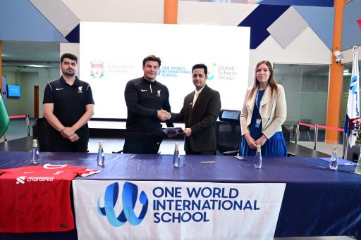 One World International School in Riyadh Signs Agreement With Liverpool FC International Academy Saudi Arabia